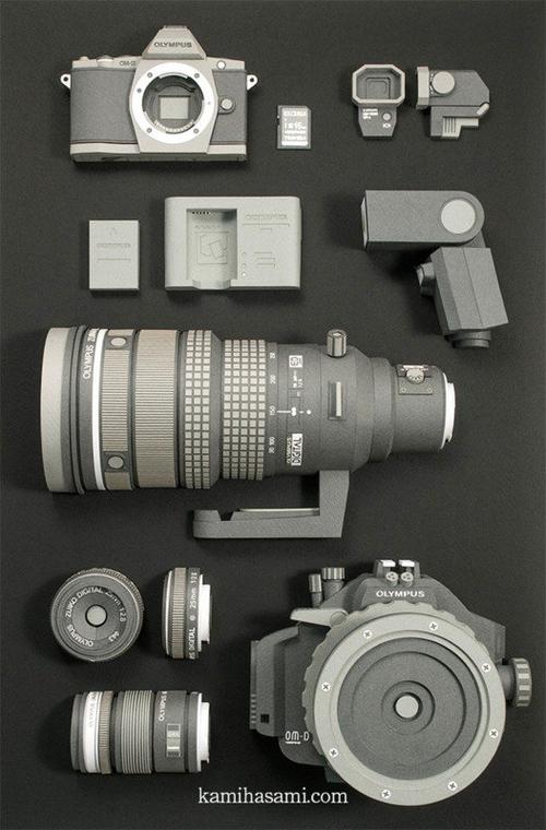 相机你见多了 但你见过纯纸制造的相机么?_器材频道-蜂鸟网